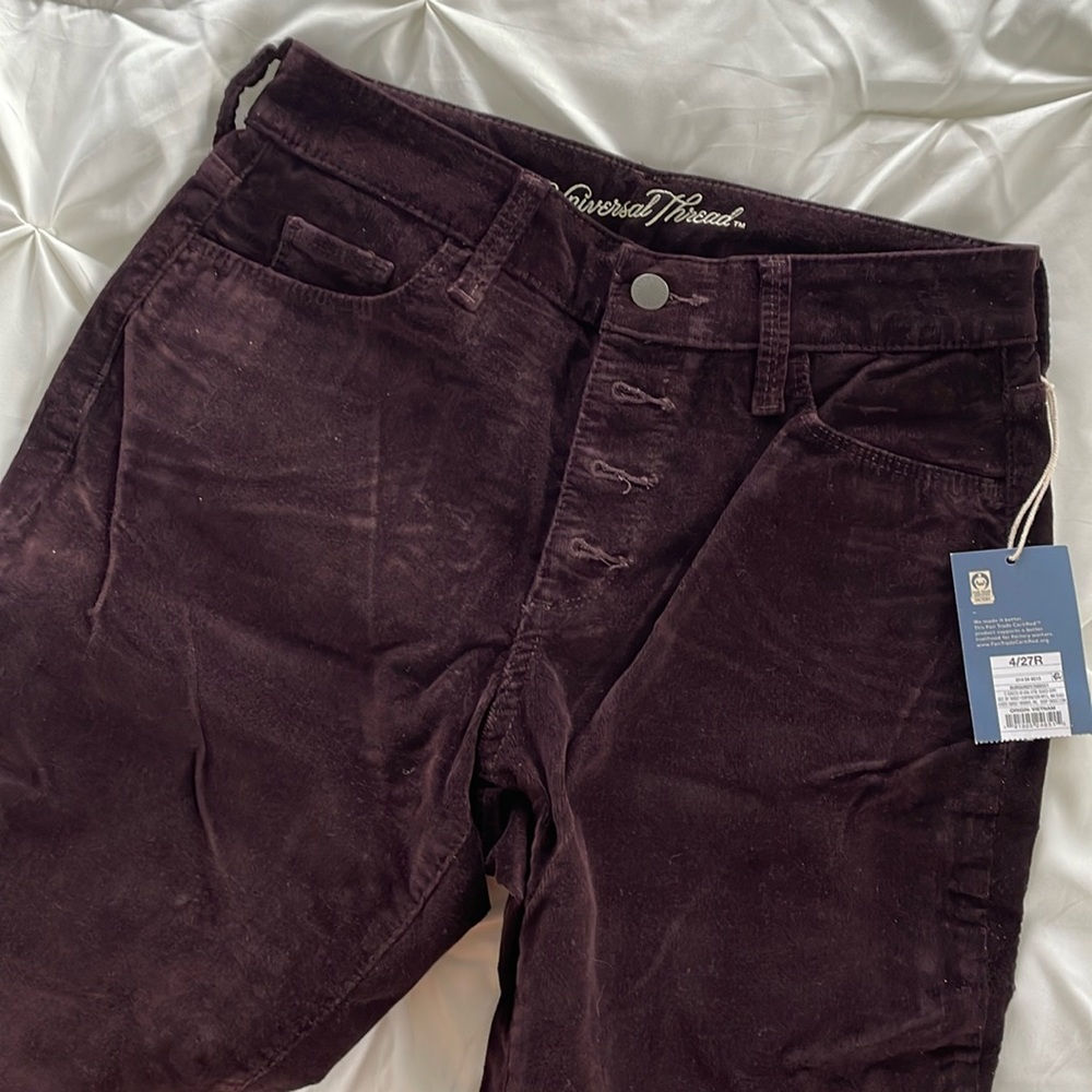 UNIVERSAL THREAD | high rise skinny corduroy pants